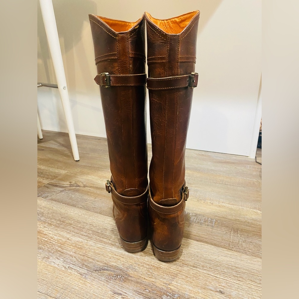 Frye Dorado Riding boots camel 6.5 - Picture 3 of 7